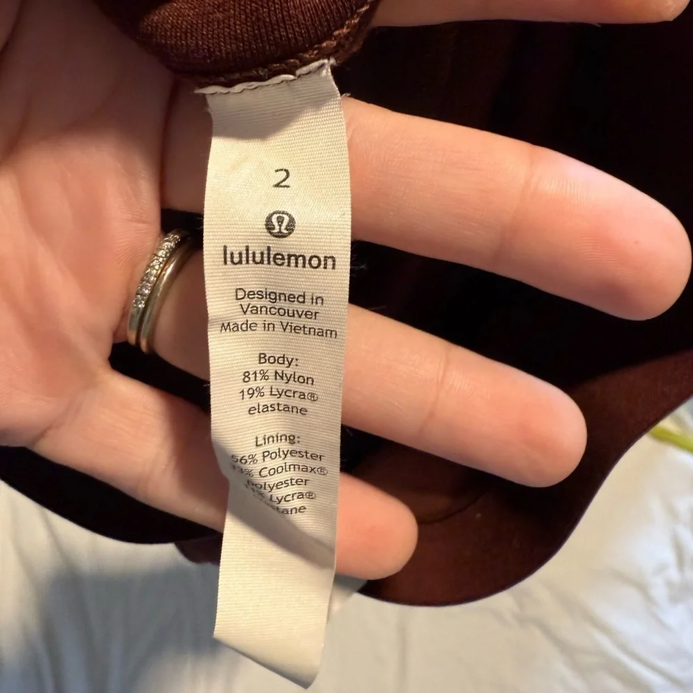 Lululemon Principal Dancer Golden Lining Leggings- Like New